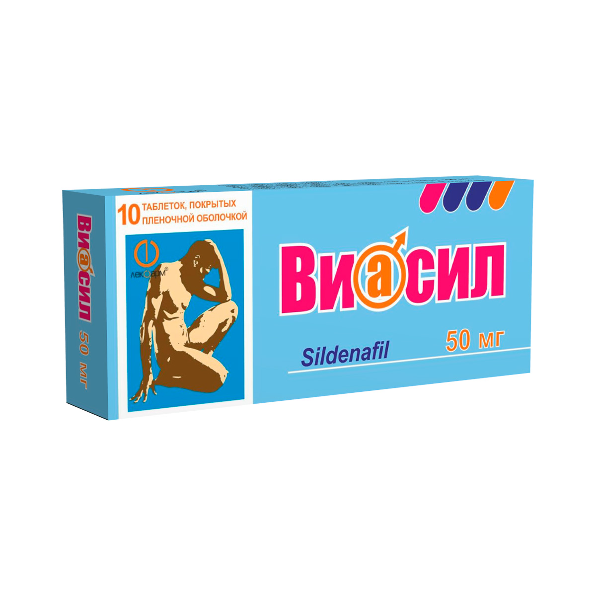 Виасил 50 мг таблетки покрытые пленочной оболочкой 10 шт