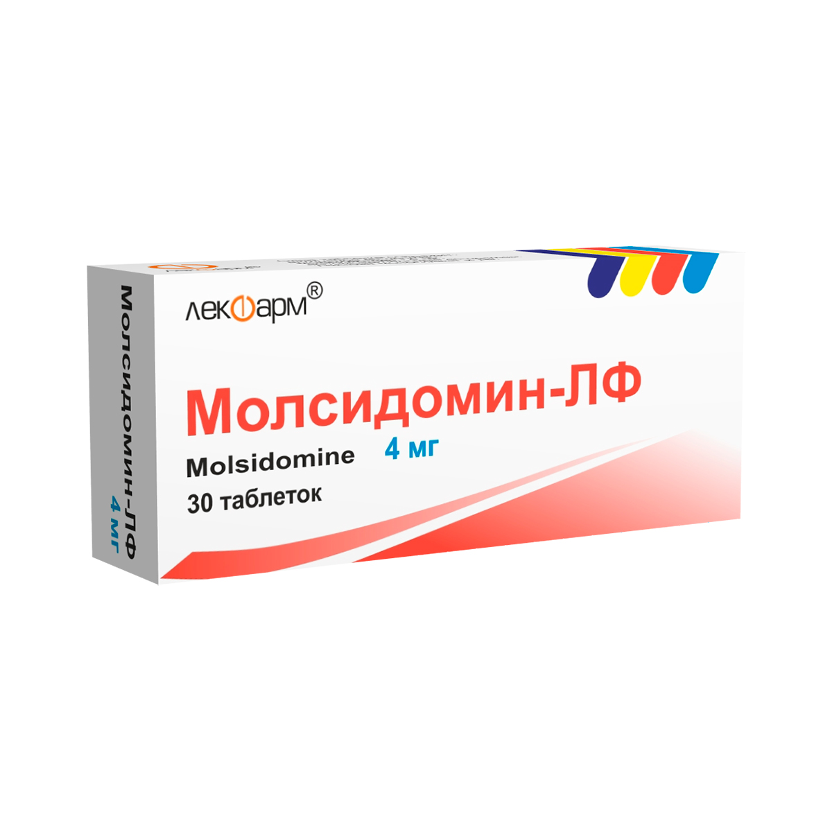 Молсидомин-ЛФ 4 мг таблетки 30 шт