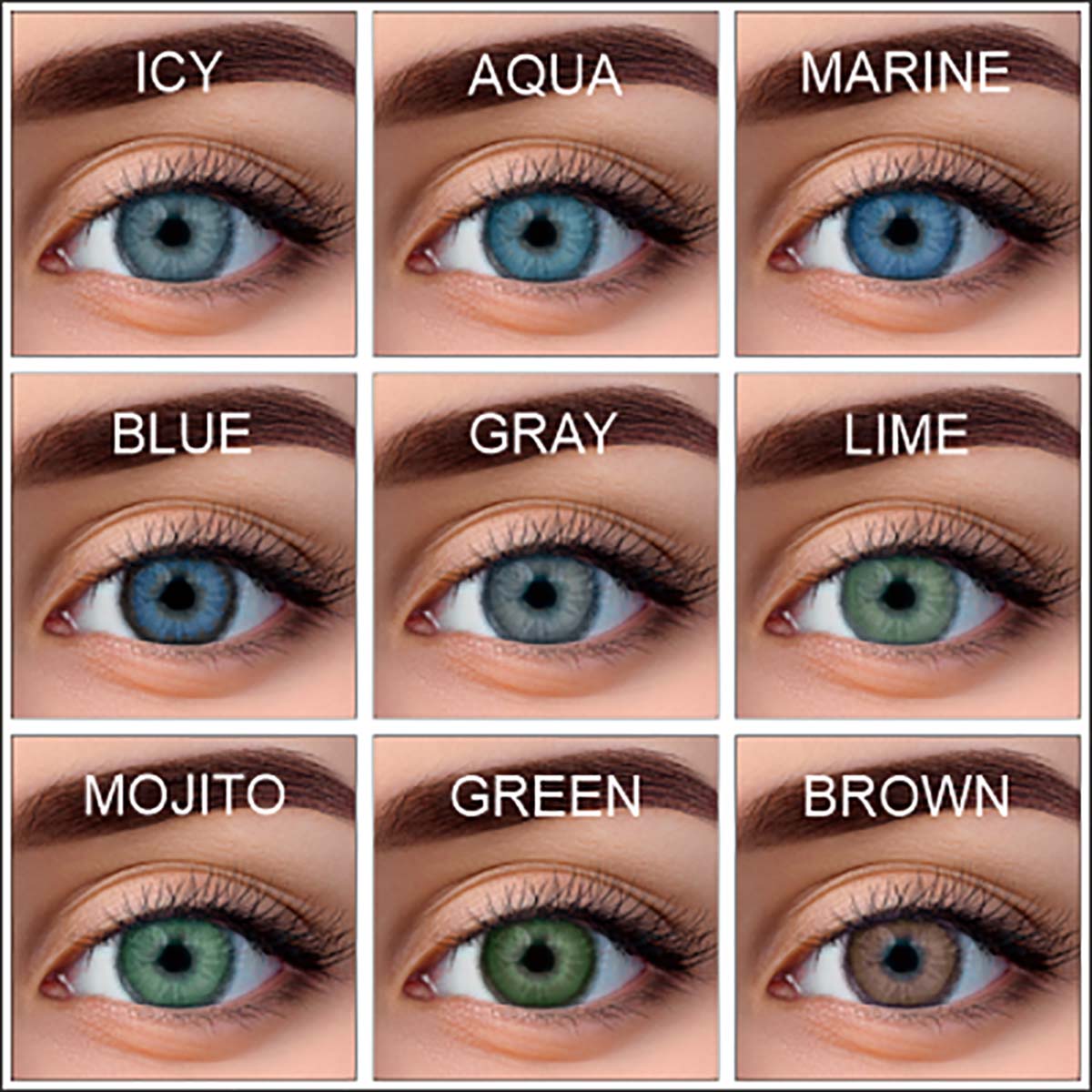 WDL Color Monthly Marine -5,00 BC 8.6 линзы контактные мягкие 1 шт