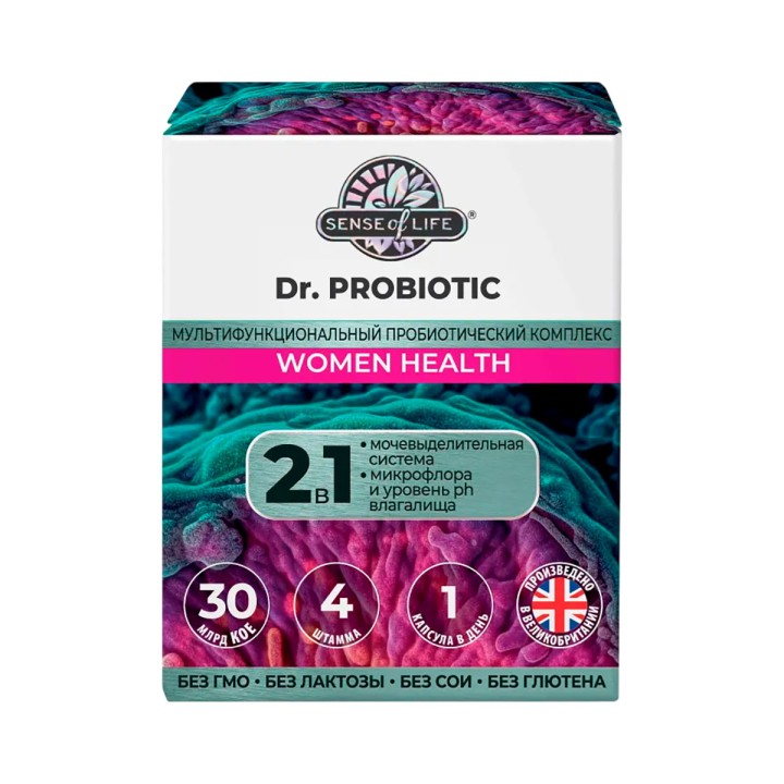 Sense of Life Dr. Probiotic Женское здоровье капсулы 600 мг 30 шт