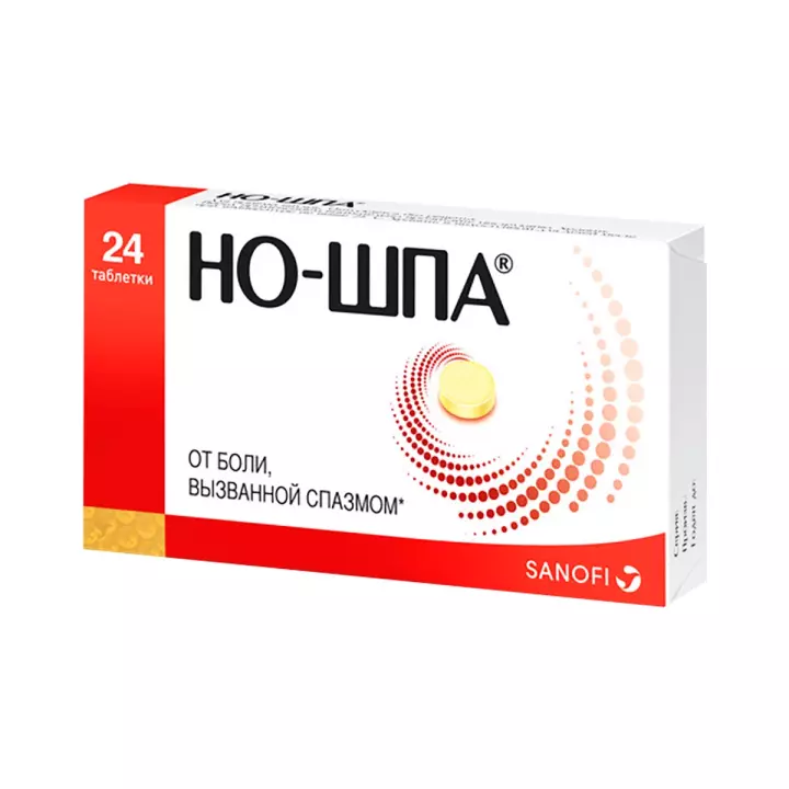 Но-шпа 40 мг таблетки 24 шт