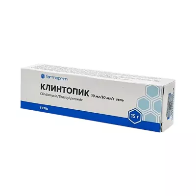 Клинтопик 10 мг+50 мг/г гель для наружного применения 15 г туба 1 шт