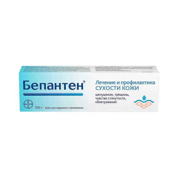 Бепантен 5 % крем для наружного применения 100 г туба 1 шт