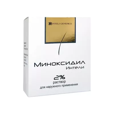 Миноксидил-Интели 2 % раствор для наружного применения 60 мл флакон 1 шт