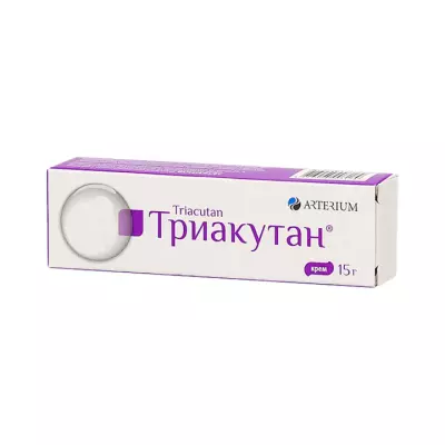 Триакутан крем для наружного применения 15 г туба 1 шт