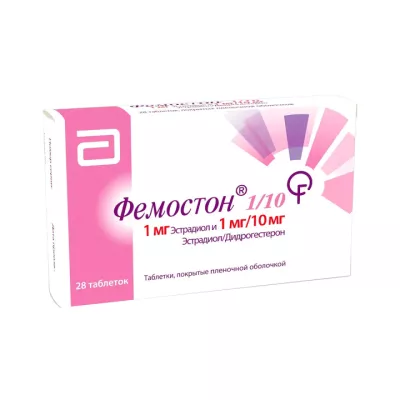 Фемостон 1/10 таблетки покрытые пленочной оболочкой 28 шт