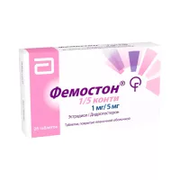 Фемостон 1/5 конти таблетки покрытые пленочной оболочкой 28 шт