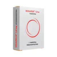Эскапел 1,5 мг таблетки 1 шт