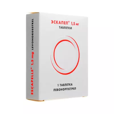 Эскапел 1,5 мг таблетки 1 шт