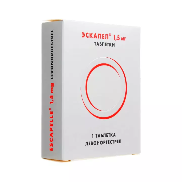 Эскапел 1,5 мг таблетки 1 шт