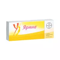 Ярина 0,03 мг+3 мг таблетки покрытые пленочной оболочкой 21 шт