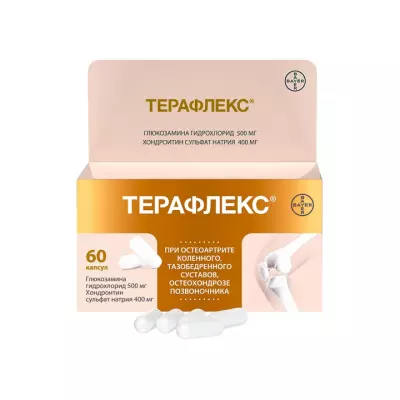 Терафлекс 500 мг+400 мг капсулы 60 шт
