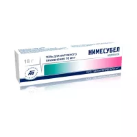 Нимесубел 10 мг/г гель для наружного применения 18 г туба 1 шт