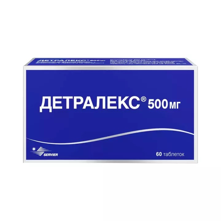 Детралекс 500 мг таблетки покрытые пленочной оболочкой 60 шт