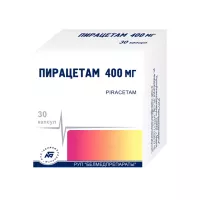 Пирацетам 400 мг капсулы 30 шт