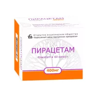 Пирацетам 400 мг капсулы 60 шт