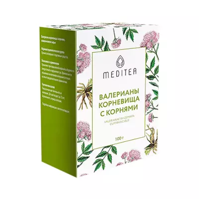 Валерианы корневища с корнями сырье измельченное 100 г пачка 1 шт