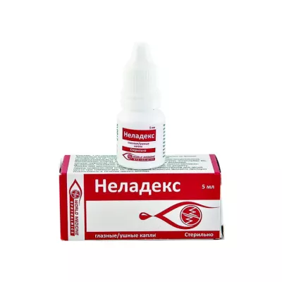 Неладекс капли глазные и ушные 5 мл флакон-капельница 1 шт