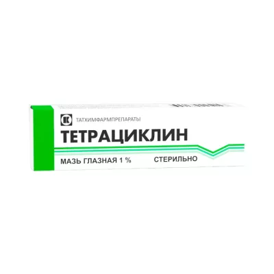 Тетрациклин 1 % мазь глазная 3 г туба 1 шт