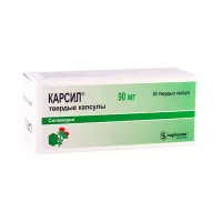 Карсил 90 мг капсулы 30 шт