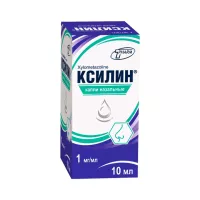 Ксилин 1 мг/мл капли назальные 10 мл флакон 1 шт