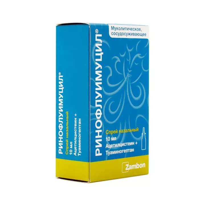 Ринофлуимуцил спрей назальный 10 мл флакон 1 шт