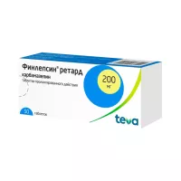 Финлепсин 200 Ретард мг таблетки пролонгированного действия 50 шт