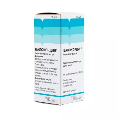 Валокордин капли для приема внутрь 50 мл флакон 1 шт