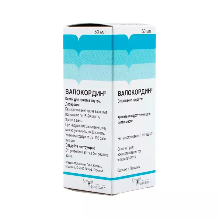 Валокордин капли для приема внутрь 50 мл флакон 1 шт