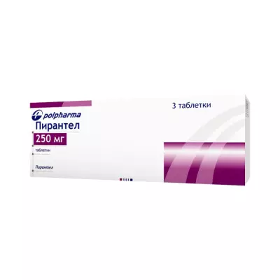 Пирантел 250 мг таблетки 3 шт
