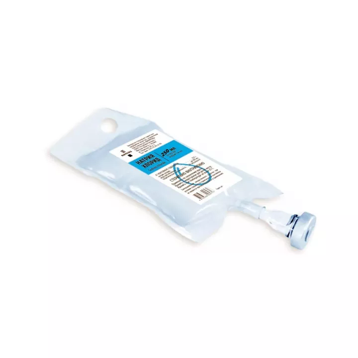 Натрия хлорид 9 мг/мл раствор для инфузий 250 мл полимерный контейнер 1 шт