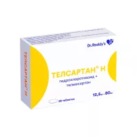 Телсартан Н 80 мг+12,5 мг таблетки 28 шт