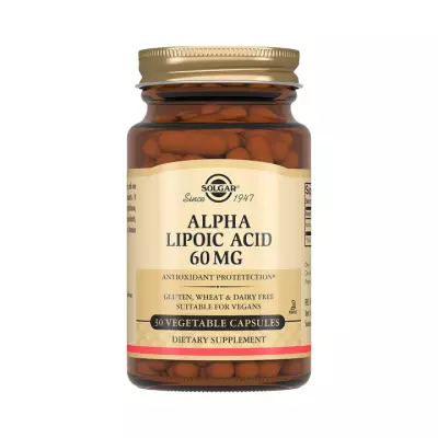 Альфа-липоевая кислота 60 мг капсулы 30 шт Solgar