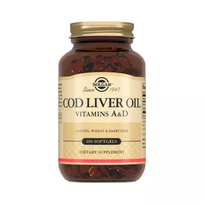 Жир из печени трески капсулы 100 шт Solgar