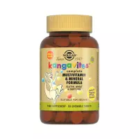 Кангавитес Комплексная формула мультивитаминов и минералов со вкусом тропических фруктов таблетки для детей 60 шт Solgar