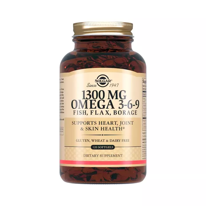 Комплекс жирных кислот Омега 3-6-9 1300 мг капсулы 120 шт Solgar