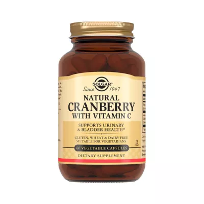 Натуральная клюква с витамином С капсулы 60 шт Solgar