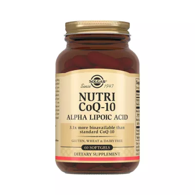 Нутрикоэнзим Q-10 с альфа-липоевой кислотой капсулы 60 шт Solgar
