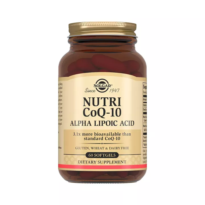 Нутрикоэнзим Q-10 с альфа-липоевой кислотой капсулы 60 шт Solgar
