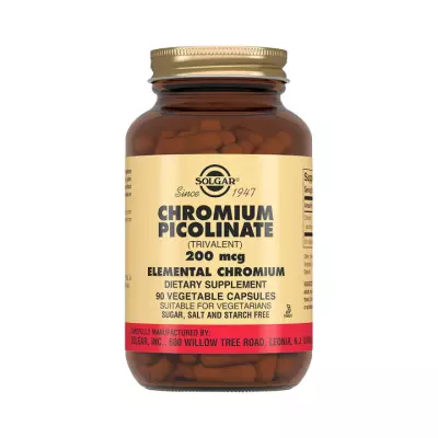 Пиколинат хрома 200 мкг капсулы 90 шт Solgar