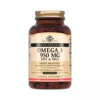 Тройная Омега-3 ЭПК и ДГК 950 мг капсулы 100 шт Solgar