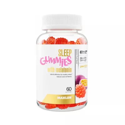 Слип Гаммиз с мелатонином маракуйя желатинки 3 г 60 шт Maxler
