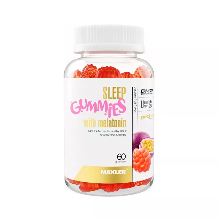 Слип Гаммиз с мелатонином маракуйя желатинки 3 г 60 шт Maxler