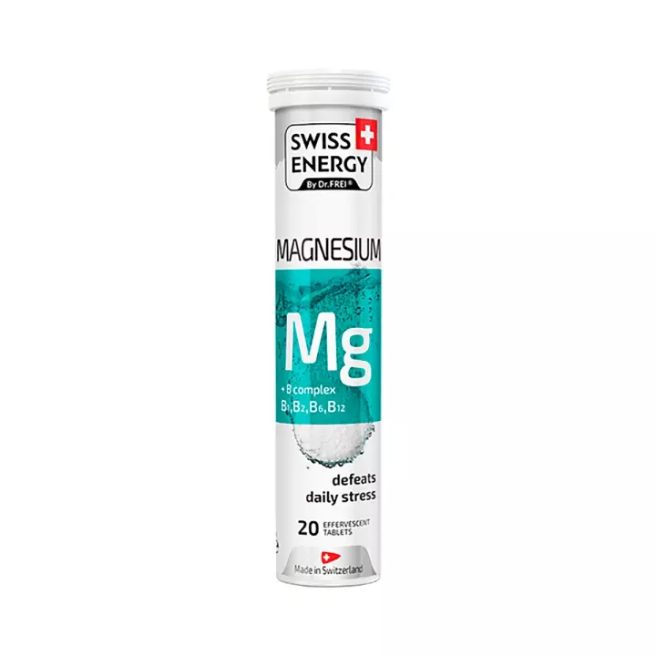 Магний + В комплекс таблетки шипучие 4 г 20 шт Swiss Energy