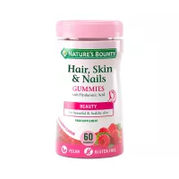 Волосы, кожа, ногти малина пастилки жевательные 60 шт Naturе's Bounty