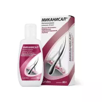 Миканисал 20 мг/г шампунь лекарственный 60 г флакон 1 шт