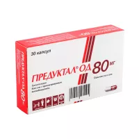 Предуктал ОД 80 мг капсулы с пролонгированным высвобождением 30 шт