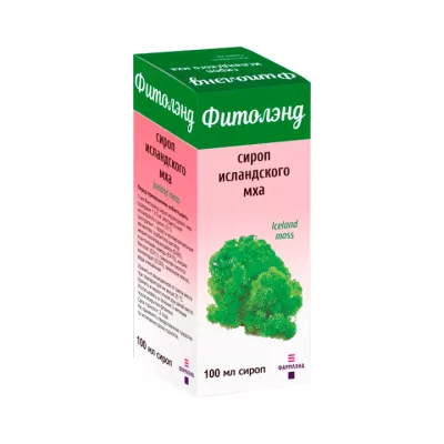 Фитолэнд сироп исландского мха 100 мл флакон 1 шт