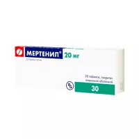 Мертенил 20 мг таблетки покрытые пленочной оболочкой 30 шт