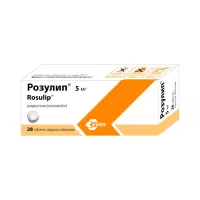 Розулип 5 мг таблетки покрытые оболочкой 28 шт